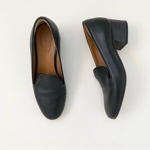 Chloe Napa Leather Loafer With Block Heel